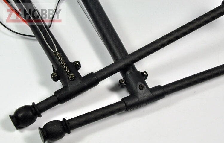 HML650 650 Retractable Carbon Fiber Landing Gear Skid for S550 Tarot 650 HML Quick Install