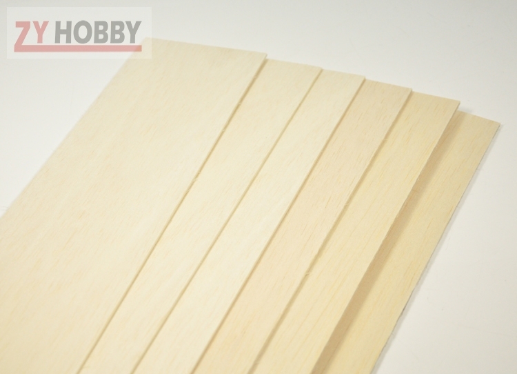 10 Sheets BALSA WOOD 600x100x3mm BEST QUALITY Model Balsa Wood For Airplane Model