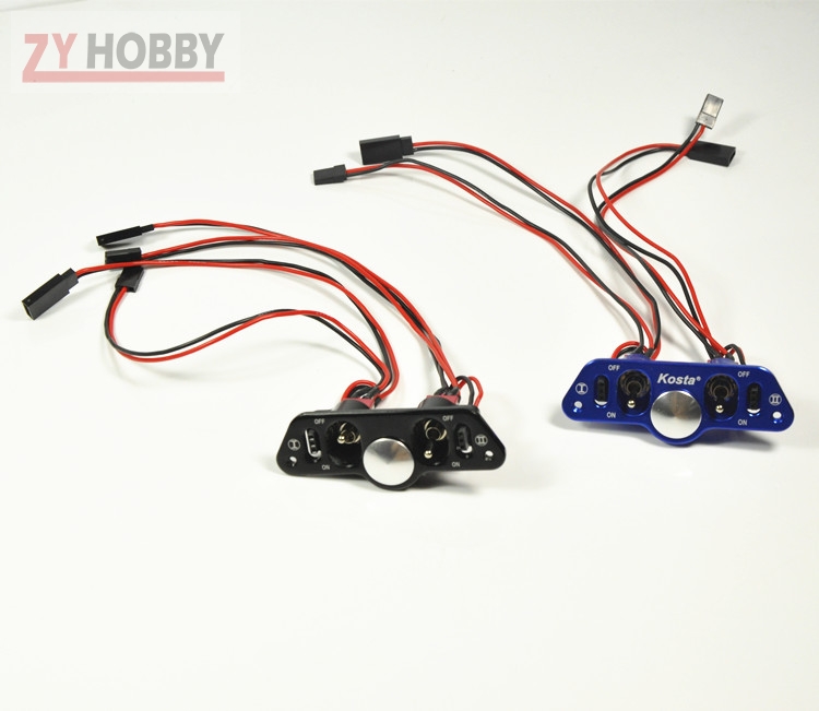 Kosta Heavy Duty Dual ON-OFF Power Switch w/ Fuel Dot for RC Airplane ...