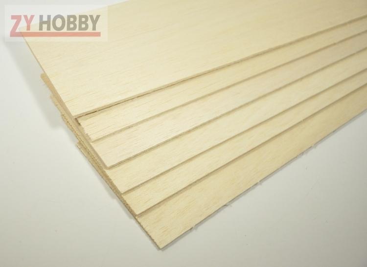 10 Sheets BALSA WOOD 600x100x3mm BEST QUALITY Model Balsa Wood For Airplane Model