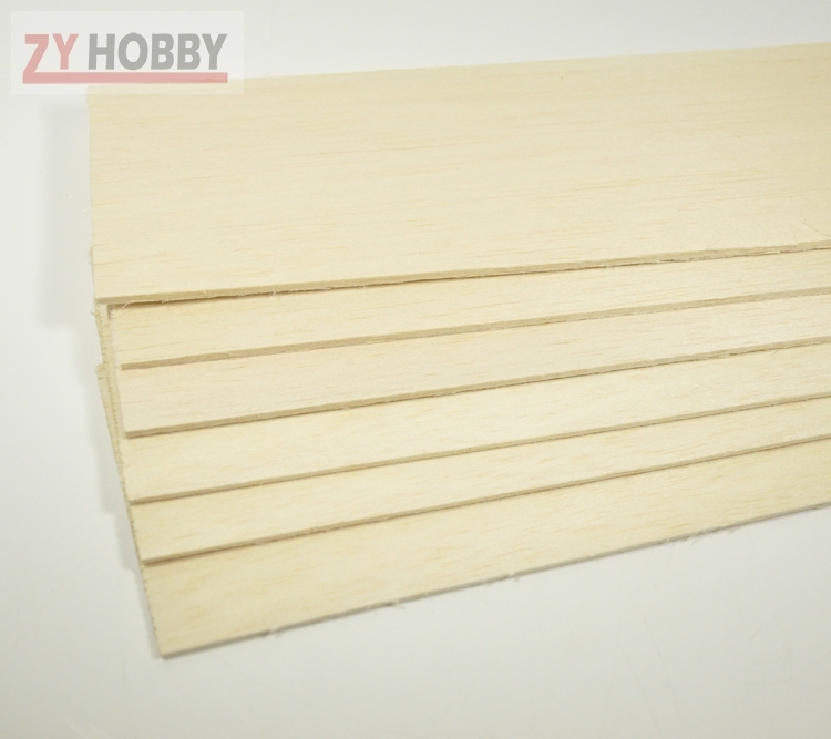 10 Sheets BALSA WOOD 600x100x3mm BEST QUALITY Model Balsa Wood For Airplane Model
