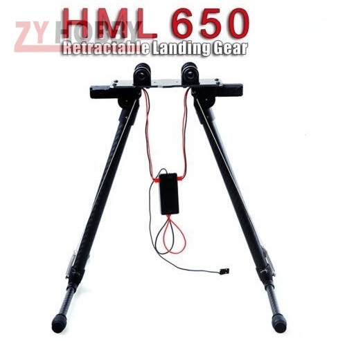 HML650 650 Retractable Carbon Fiber Landing Gear Skid for S550 Tarot 650 HML Quick Install