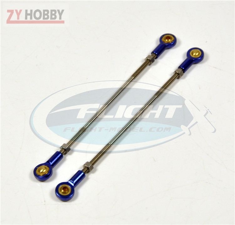 1PC M3 x L100mm Metalball Head and Rod ON Both Ends For RC Climbing Car Marine