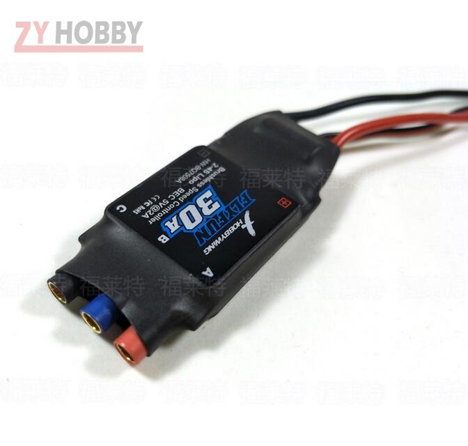 Hobbywing FLYFUN 2-4S 30A Electronic Brushless Speed Controller ESC For Airplane Helicopter