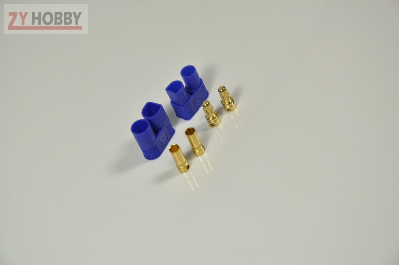 4 Sets EC3 3MM Female Male Gold Plated Bullet Connector Plugs For RC Battery