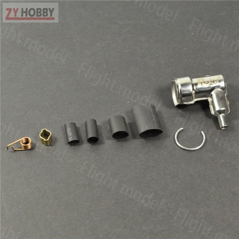 Rcexl Spark Plug Caps and Boots for NGK BMR6A 14MM KIT RC Engine