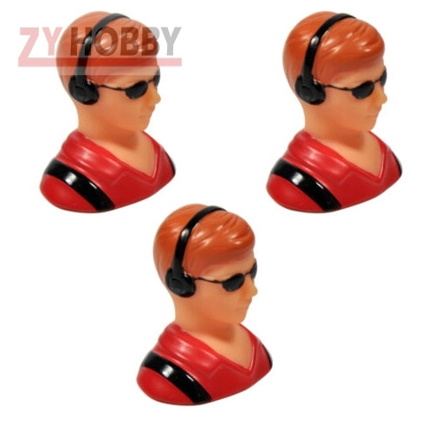 Zyhobby 1/10 Scale Figure Pilots Model With Headset&amp;amp;Glass For RC Airplane Accessories Hobby