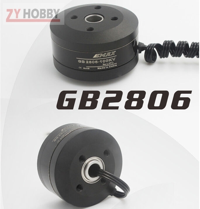 EMAX Brushless Motor GB2806 KV100 Brushless Camera Mount Gimbal 3S Lipo