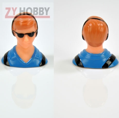 Zyhobby 1/10 Scale Figure Pilots Model With Headset&amp;Glass For RC Airplane Accessories Hobby