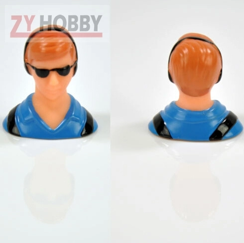 Zyhobby 1/10 Scale Figure Pilots Model With Headset&amp;amp;Glass For RC Airplane Accessories Hobby