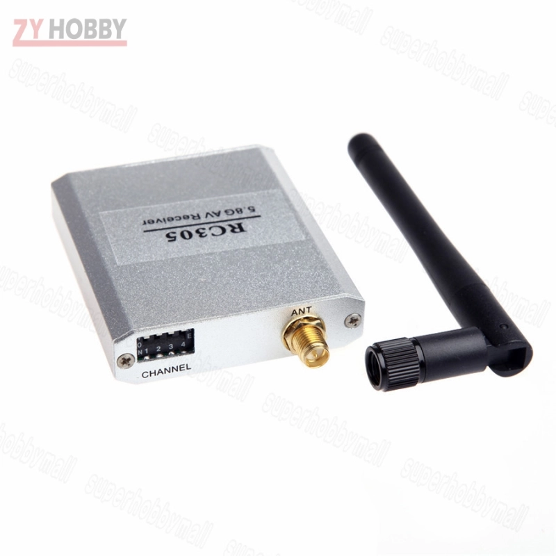 Zyhobby 5.8Ghz 200mW 8 Channel AV Audio/Video Wireless Receiver RX FPV 6.5-15V