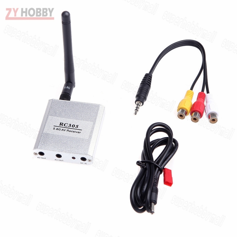 Zyhobby 5.8Ghz 200mW 8 Channel AV Audio/Video Wireless Receiver RX FPV 6.5-15V