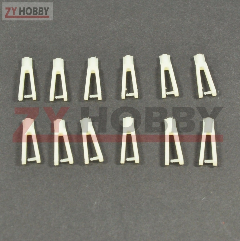 10PCS/lot  Nylon Clevis 2mm Hole for RC Airplane L30mm