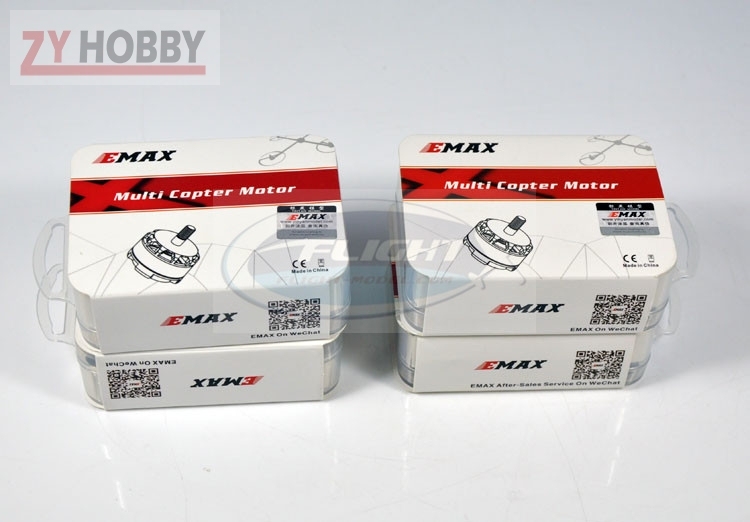 4PCS/lot EMAX MT2204-II KV2300 Cooling Brushless Motor 2S to 4S For Mini Quadcopter QAV250 ZMR250 280