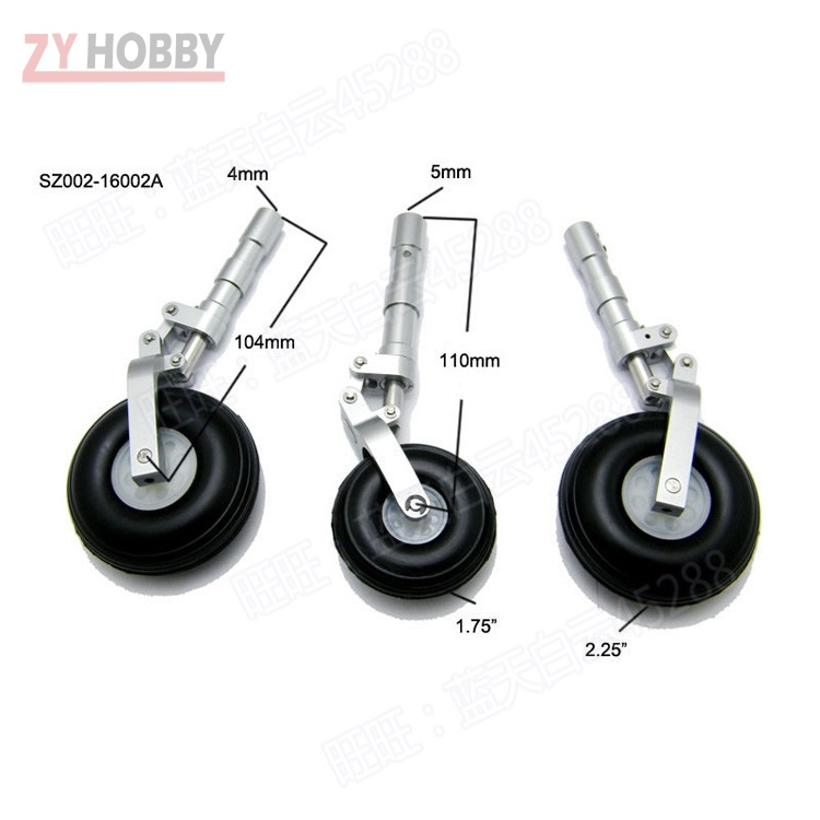 Aluminum Alloy Undercarriage Anti-vibration Landing Gear For Class 120 Airplane