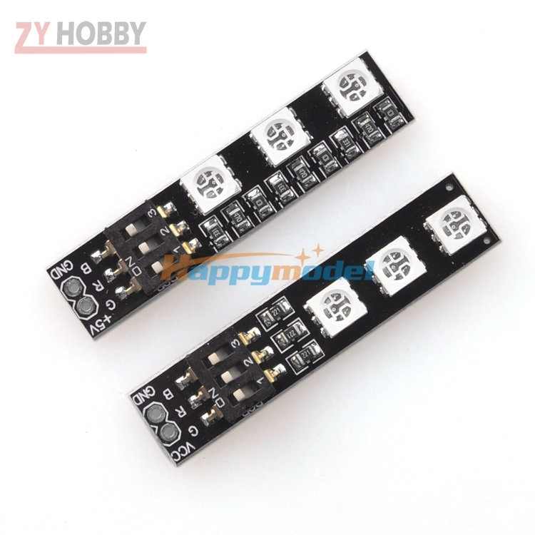 12V RGB Tricolor LED 3/6 Color Switch-Control LED Light Board/LED Strip For Quadcopter