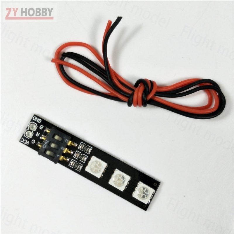 QAV250 5V/16V 7 colors RGB LED Board Lamp Panel For quadcopter FPV drones RC airplane DIY