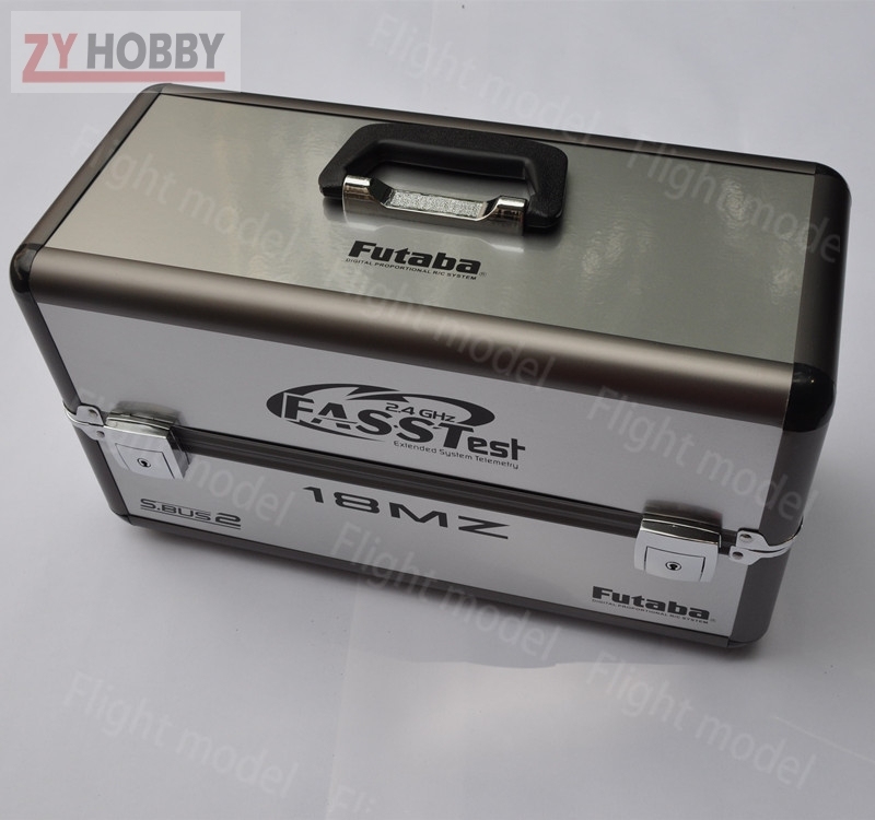 Double Layer Easy Carry Aluminum Case For Futaba 18MZ 10C 8FG 8J T6K 14SG 10J