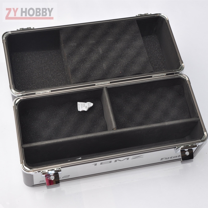 Double Layer Easy Carry Aluminum Case For Futaba 18MZ 10C 8FG 8J T6K 14SG 10J