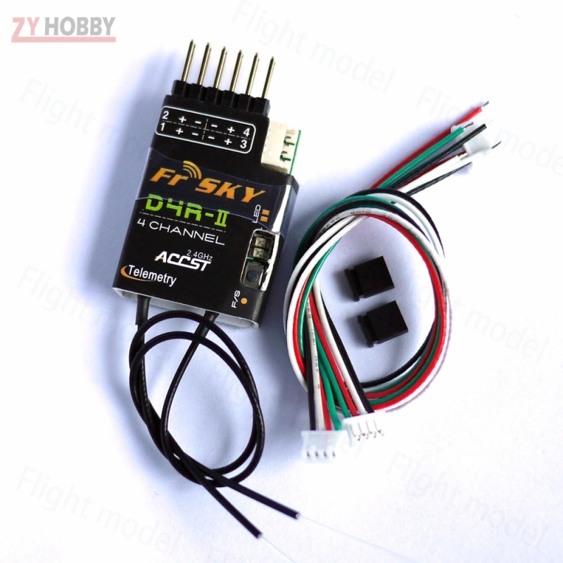 FrSky D4R-II 4 Channel 2-way Telemetry Receiver For RC Plane