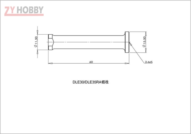 Aluminum Column Kit for DLE30/35RA