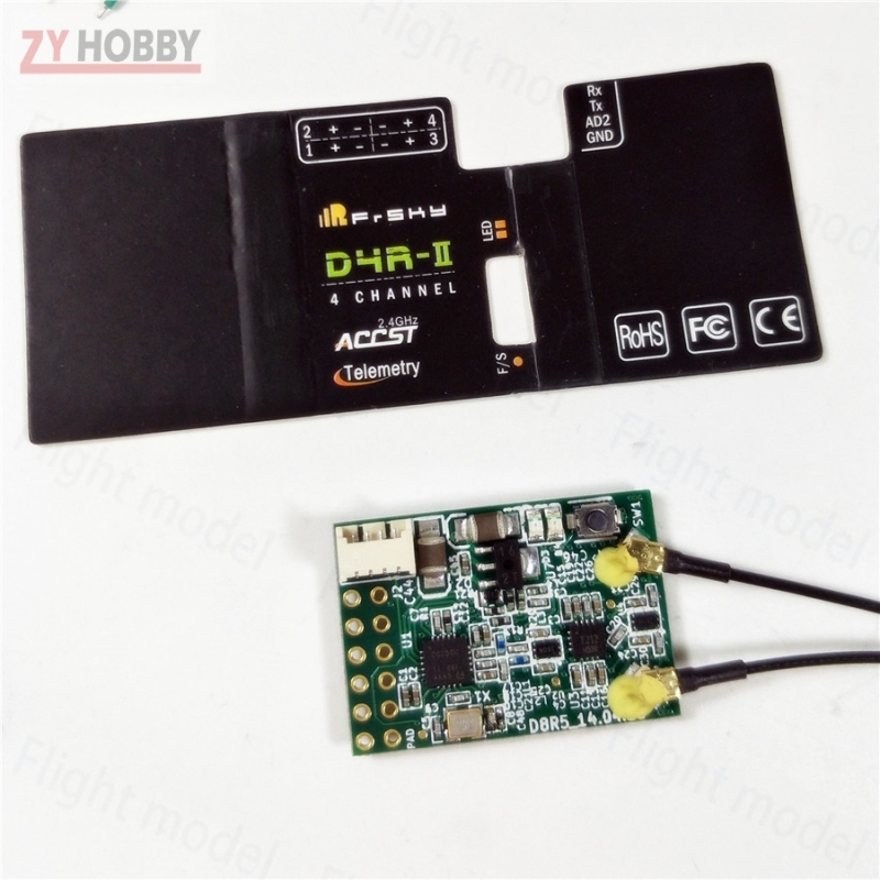 FrSky D4R-II 4 Channel 2-way Telemetry Receiver For RC Plane