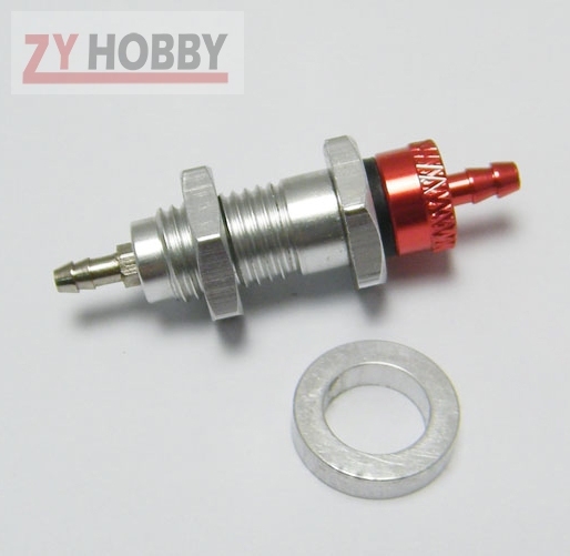 One way metal Air Filler Valve D2.5 x D8 x L25 mm