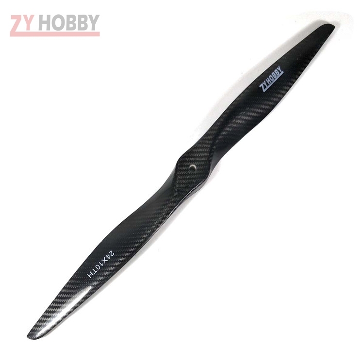 24 x 10inch Strong Carbon Propeller for Gas Airplane -ZYHOBBY