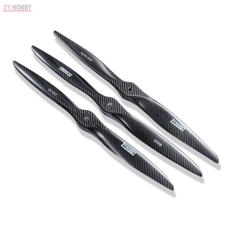 ZYHOBBY 19X8, 19X10,20X8, 22X10, 23X8, 23X10, 24X8inch Carbon Fiber Propeller