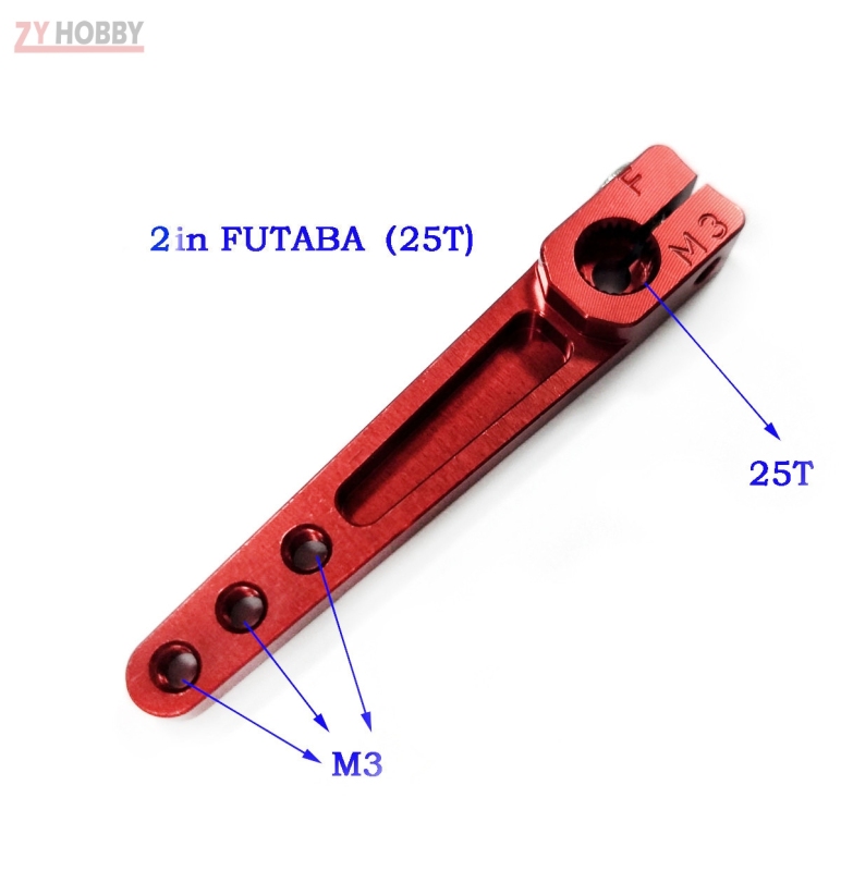 ZYHOBBY Servo Arm 2-1.75-1.5inch for Futaba/JR/Hitec