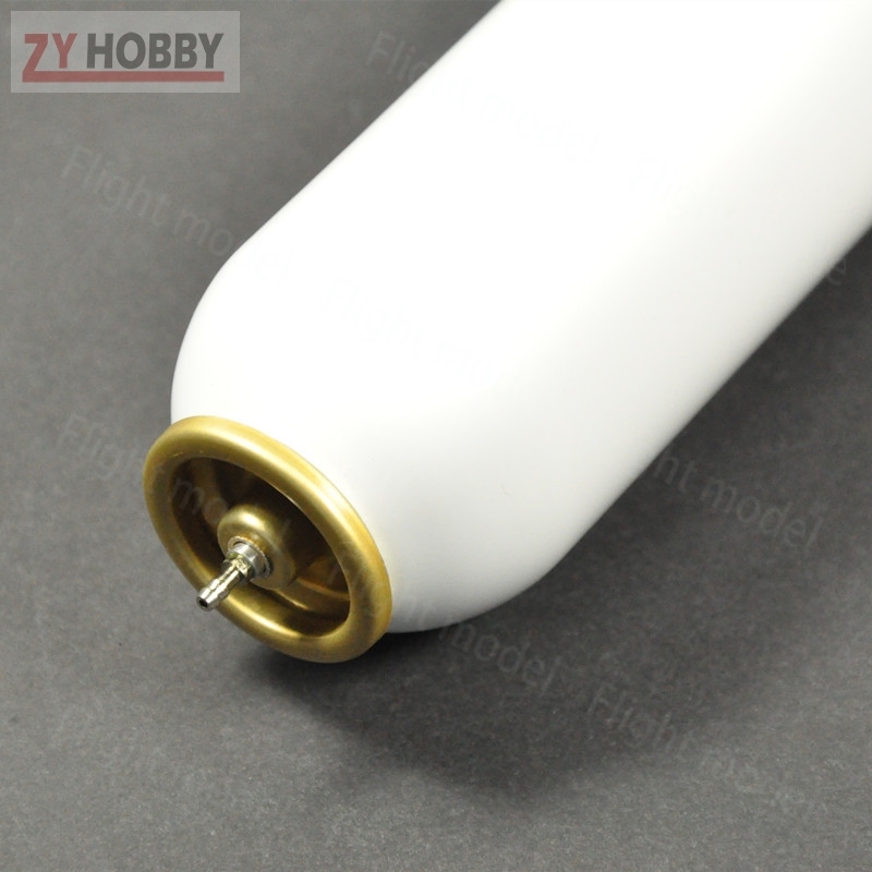 89cc White Pressure Air Fuel Tank For RC Airplane