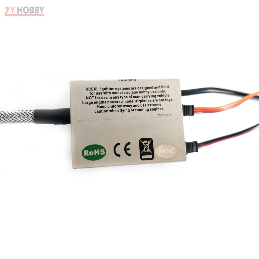 RCEXL Single Ignition with Straight Cap for NGK CM6 10mm Plug