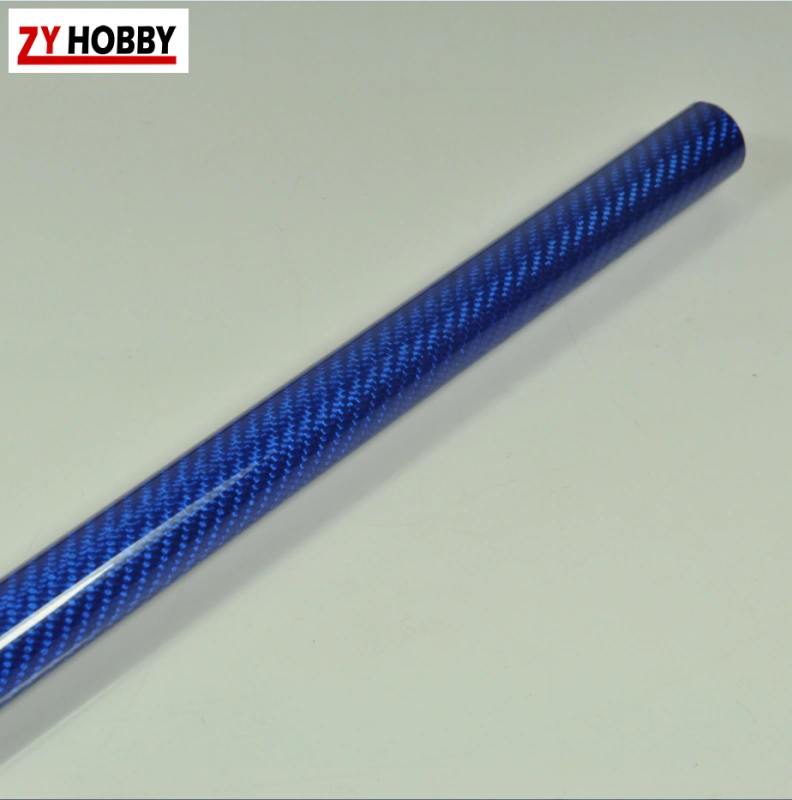 2pcs Colored Carbon Fiber Tube 3K Glossy Surface -1000mm