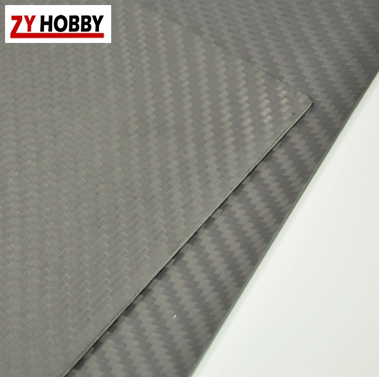 2.0mm Thickness Carbon Fiber Plate with 3K Plain Weave Matte