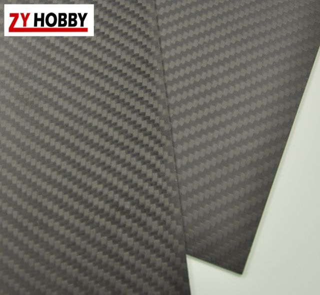 2.0mm Thickness Carbon Fiber Plate with 3K Plain Weave Matte