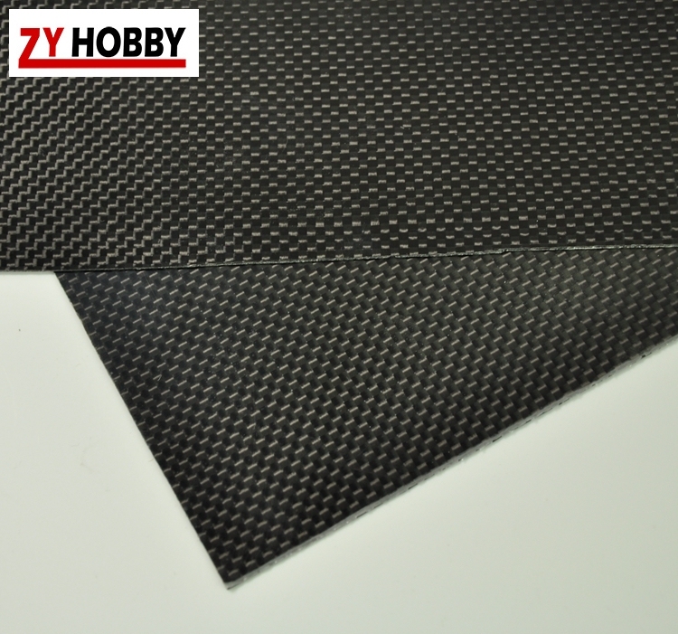 0.5mm Thickness Carbon Fiber Plate/Panel/Sheet 3K Plain Weave Glossy