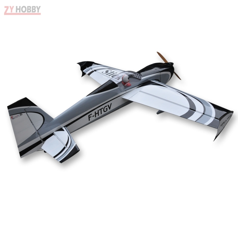 Slick 78inch 35-50cc Gasoline 7Channels ARF Balsa Wood Fixed Wing RC Airplane Red/ Gray