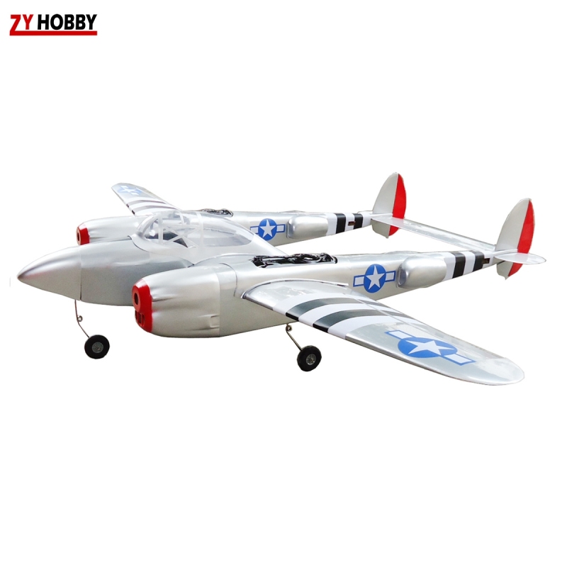 P-38 90inch/2300mm Lightning Flighter Scale Balsa Airplane