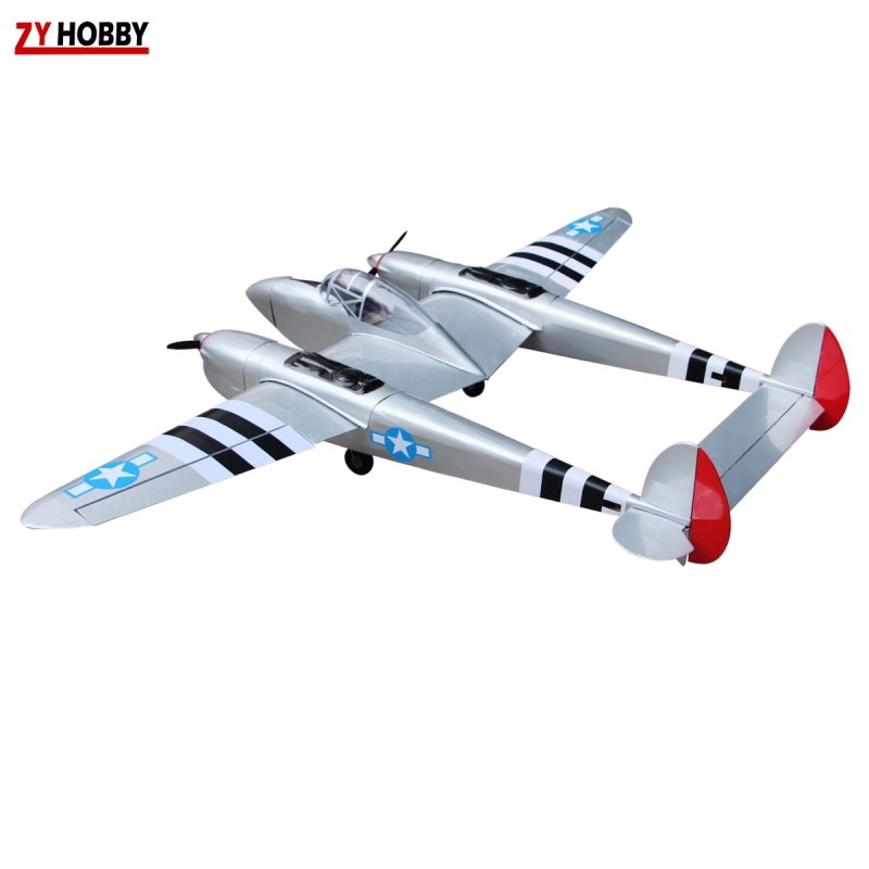 P-38 90inch/2300mm Lightning Flighter Scale Balsa Airplane