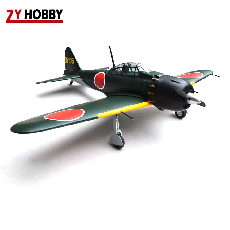 Zero Fighter 53.5inch/1360mm 46E Scale RC Electric Plane Fiberglass Aircraft