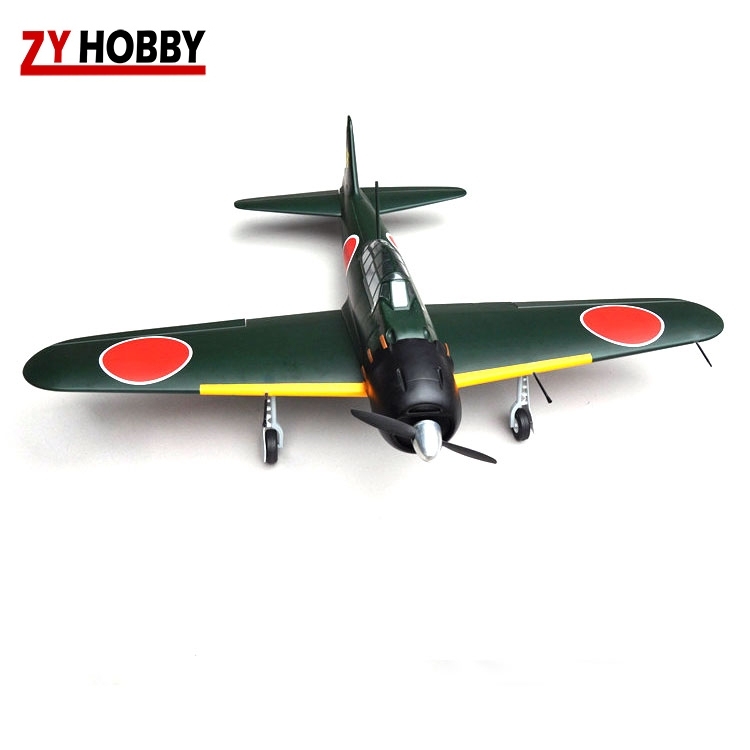 Zero Fighter 53.5inch/1360mm 46E Scale RC Electric Plane Fiberglass Aircraft