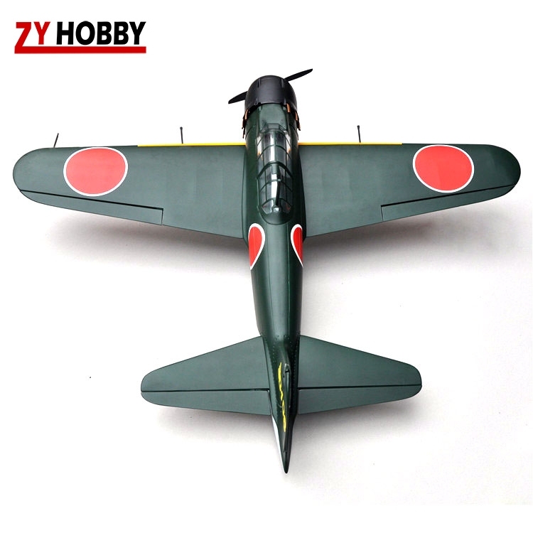 Zero Fighter 53.5inch/1360mm 46E Scale RC Electric Plane Fiberglass Aircraft
