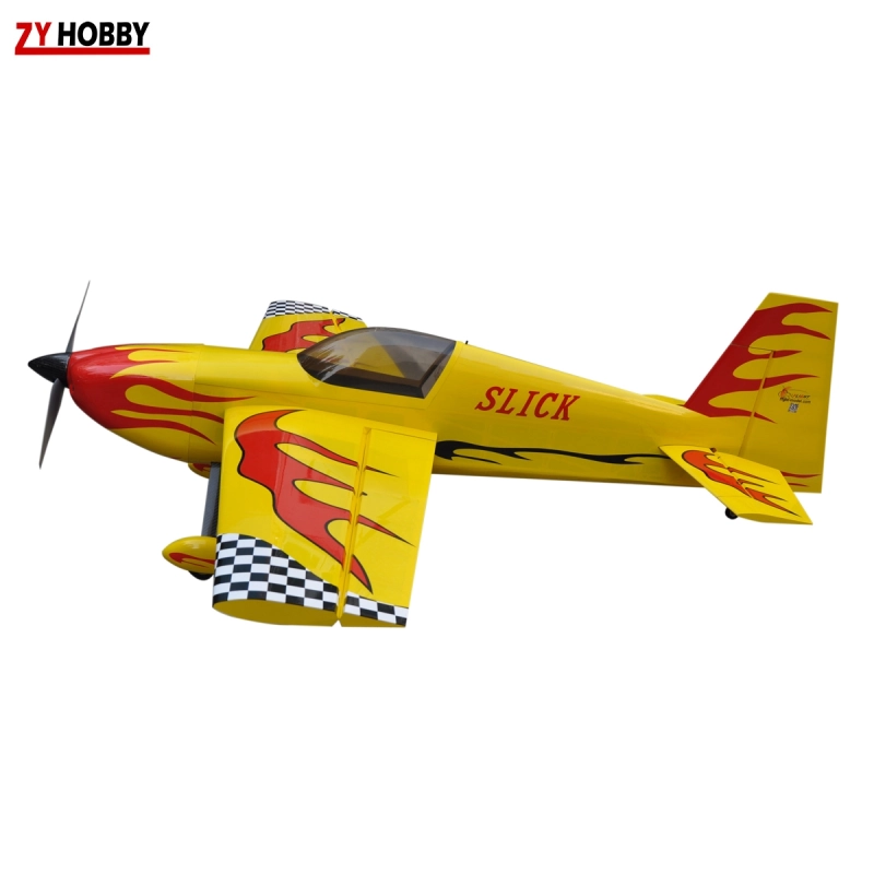 Yellow Slick 70inch 70E Balsa wood  3D EP ARF