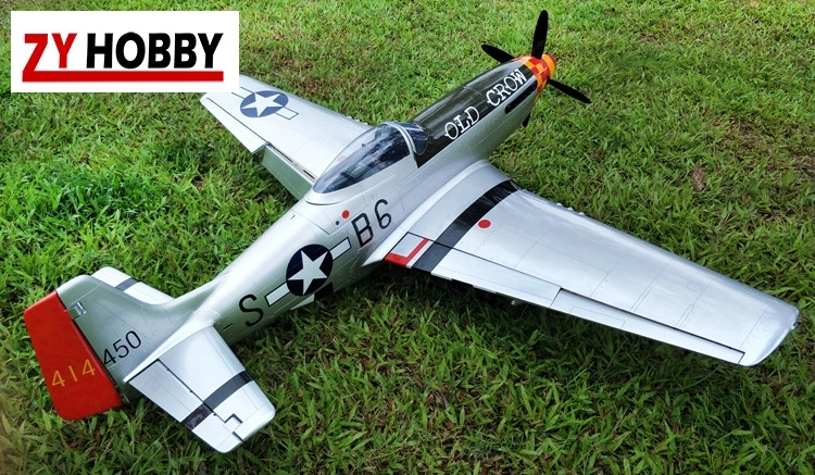 P-51 Mustang 68inch 20CC Electric/Gasoline Composite Fuselage