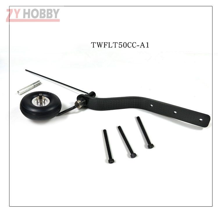 Carbon Fiber Tail Wheel for Landing Gear Use in 20CC ~100CC  Plane