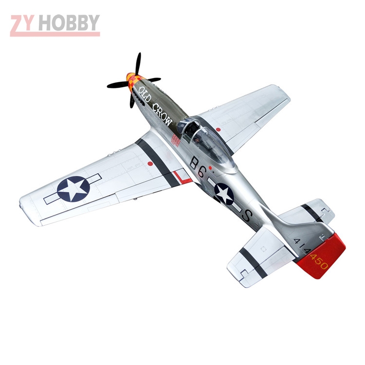 P-51 Mustang 68inch 20CC Electric/Gasoline Composite