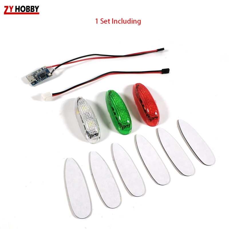 Easylight Chargable White/Red/Green LED Lights Ver2