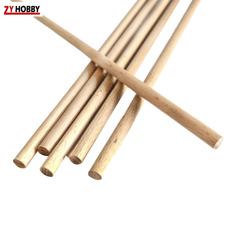 10pcs Beech Wood Sticks Diameter from 5mm to 35mm