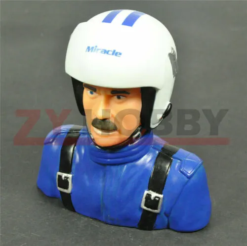 1PC Pilot Miracle Hobby 1/4 Scale Model Portrait Toy for RC Plane in US Stock