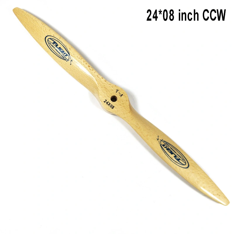 24 x 8 inch  Flight Model Gas Powered Beech wood Propeller CCW  - US Stock